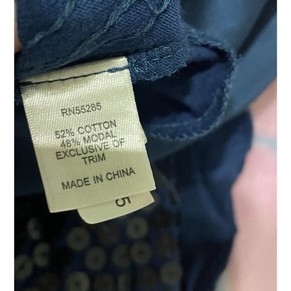 Y2k Express Dreamweight Cotton Navy Blue Sequin 07/2010 Mini Dress Size Medium - Picture 4 of 8